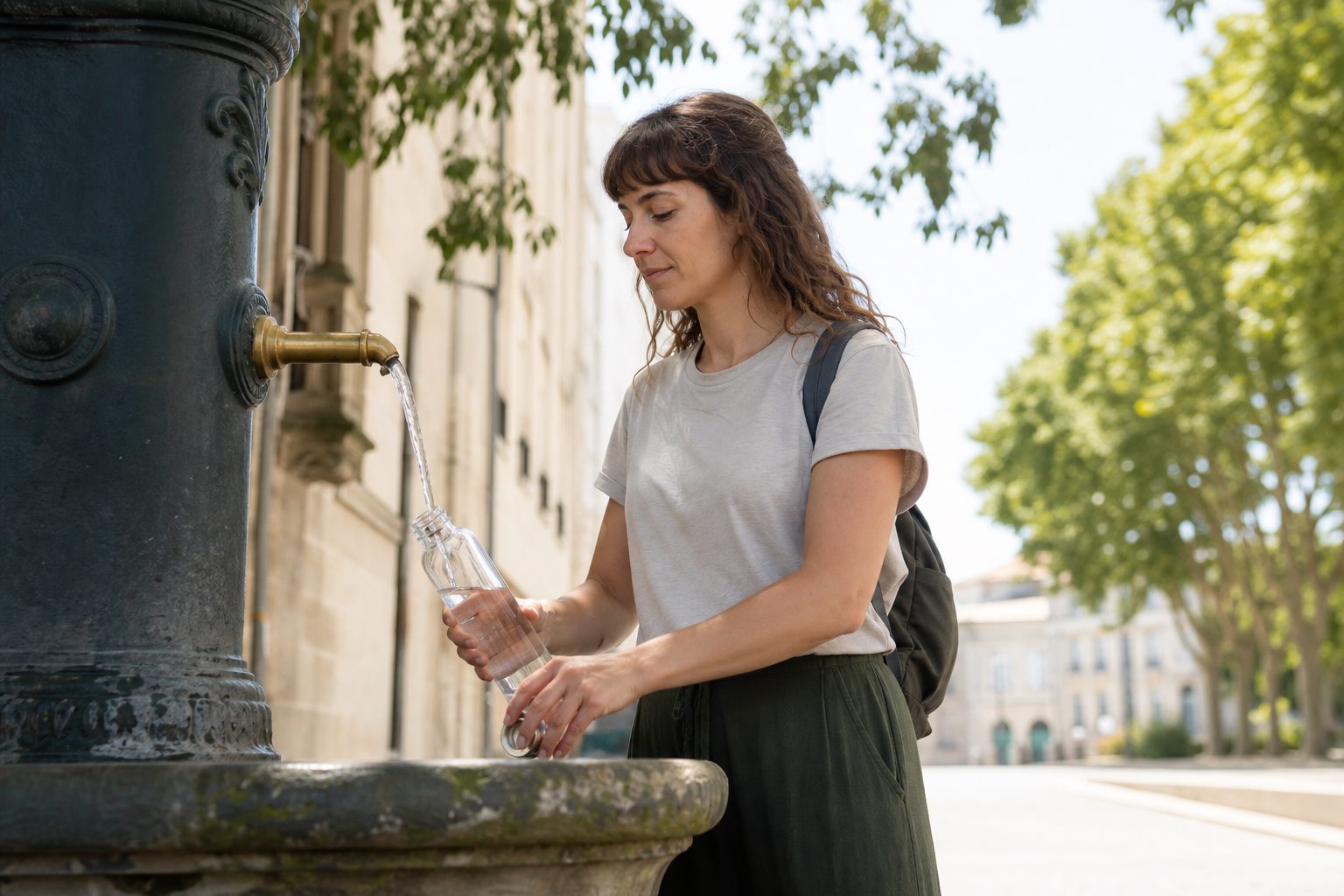 Illustration éditoriale originale pour « Hydratation : pourquoi deux litres ne sont pas une règle pour tout le monde »