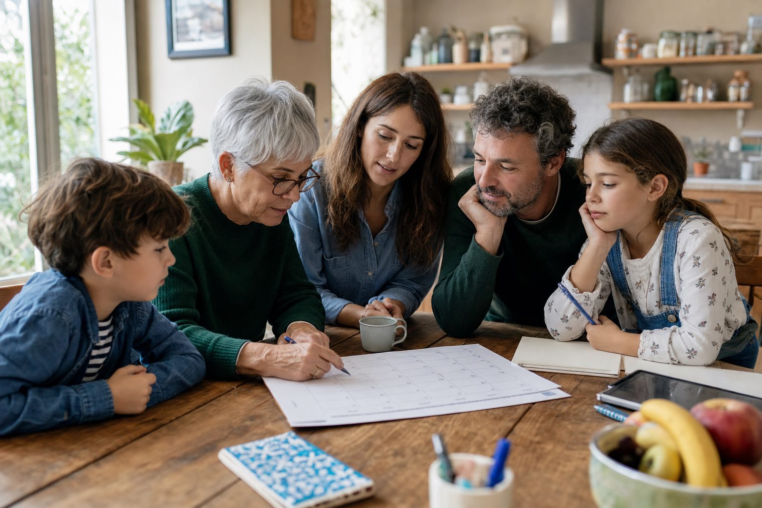 Illustration éditoriale originale pour « Fièvre chez l’enfant : regarder l’âge, la température et les signes d’alerte ensemble »