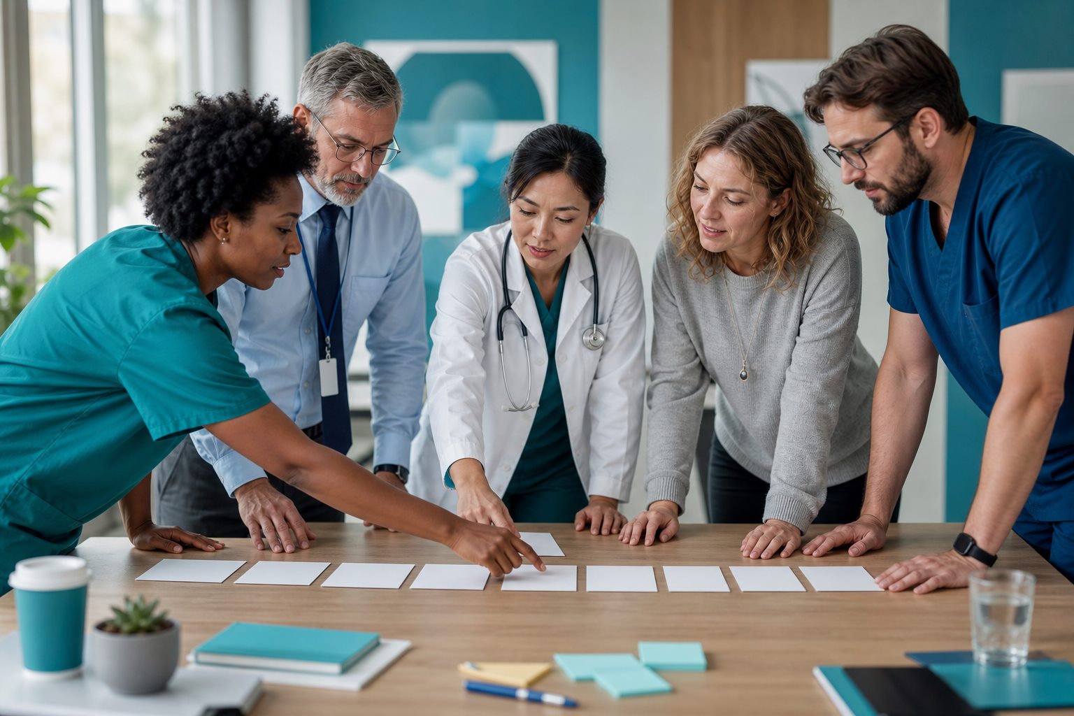 Illustration éditoriale originale pour « Expérience patient : les dix moments qui construisent la confiance »