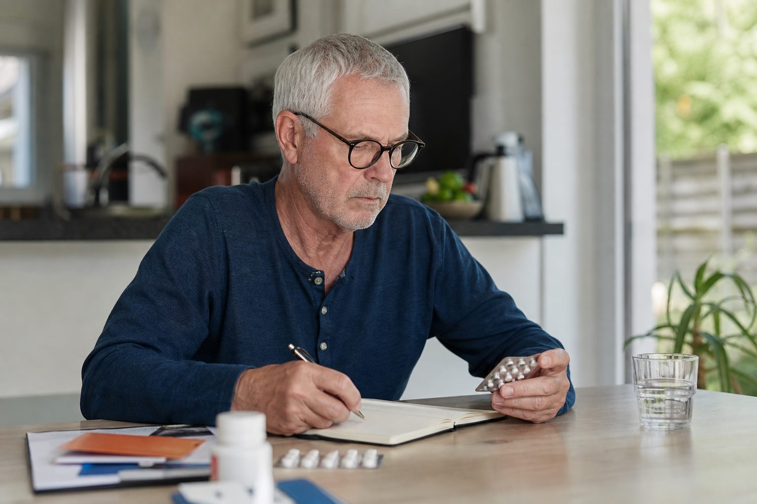 Illustration éditoriale originale pour « Troubles urinaires : décrire les symptômes sans tout attribuer à la prostate »