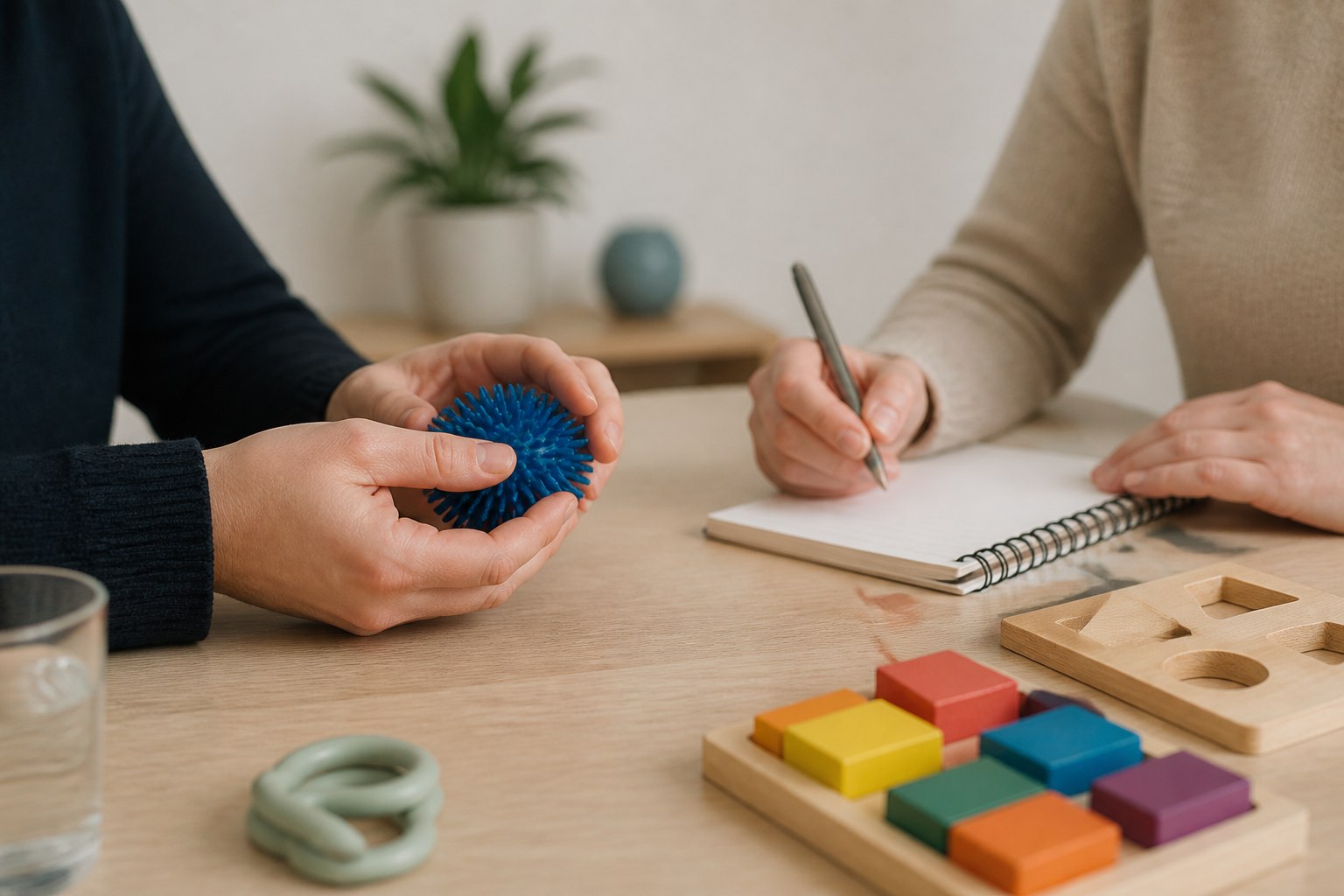 Illustration éditoriale originale pour « Autisme à l’âge adulte : comprendre le parcours d’évaluation »